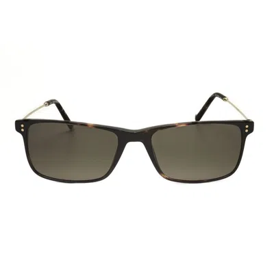 Hackett Men's Brown Rectangular Sunglasses Hebs263