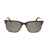 Hackett Men's Brown Rectangular Sunglasses Hebs273 In Brown