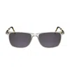 Hackett Men's Grey Rectangular Sunglasses Hebs264 In Gray
