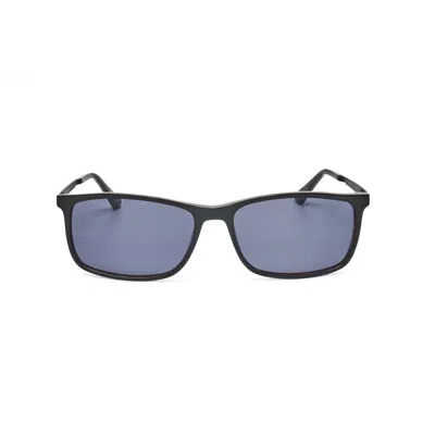 Hackett Men's Grey Rectangular Sunglasses Hek1230-1-002-2 In Blue