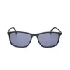 Hackett Men's Grey Rectangular Sunglasses Hek1230-1 In Animal Print