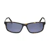 Hackett Men's Multi-color Rectangular Sunglasses Hek1192 In Blue