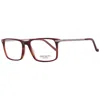 Hackett Brown Men Optical Frames In Red