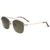 Hackett Men's 51 Mm Brown Sunglasses In Multi