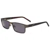 Hackett Men's 54mm Dark Gunmetal Sunglasses