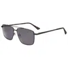 Hackett Men's 58 Mm Grey Sunglasses In Black