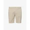 Hackett Mens Core Ken Regular-fit Stretch-cotton Shorts Light Beige In Light Beige