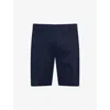Hackett Mens Core Ken Regular-fit Stretch-cotton Shorts Navy Blazer In Navy Blazer