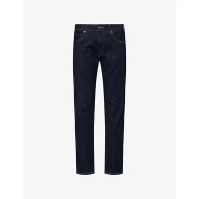 Hackett Mens Rinse Wash Straight Denim Jeans Denim Blue