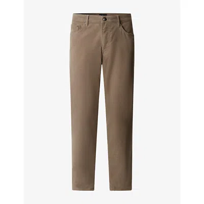 Hackett Mens Trinity Regular-fit Stretch-cotton Trousers Putty Beige In Neutral