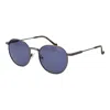 Hackett Gray Metal Sunglasses In Gray