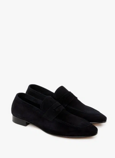 Hackett Mocassins En Cuir In Black