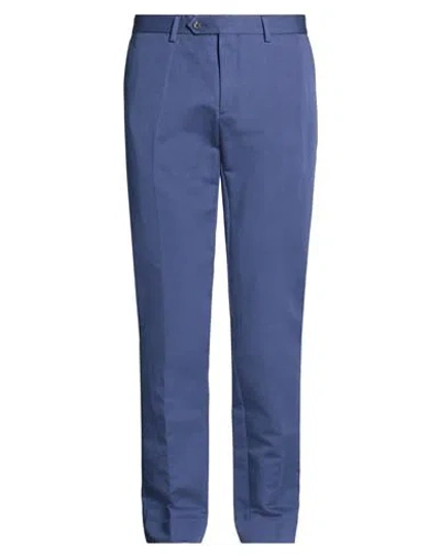 Hackett N°14 Savile Row Man Pants Blue Size 34 Cotton, Linen