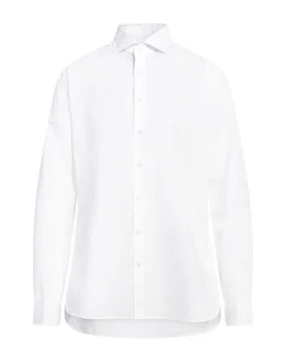 Hackett N°14 Savile Row Man Shirt White Size 16 ½ Cotton, Linen