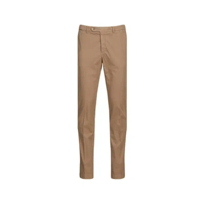 Hackett Pantalon Chino Slim En Coton Mélangé In Brown