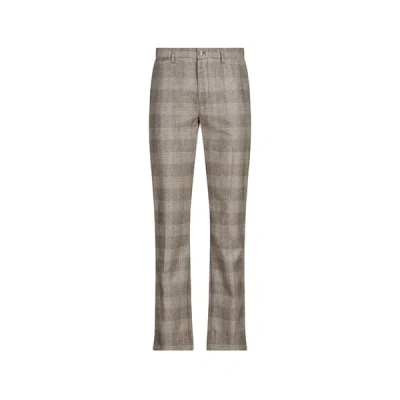 Hackett Pantalon Slim À Carreaux En Laine Et Cachemire Mélangés In Brown