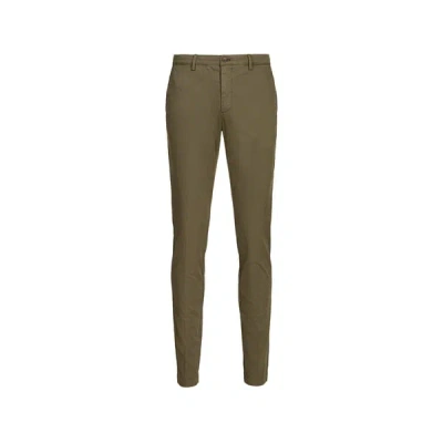 Hackett Pantalon Slim En Coton Mélangé In Green
