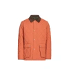 Hackett Parka Col Classique In Orange