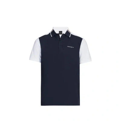 Hackett Polo En Coton Mélangé In Blue