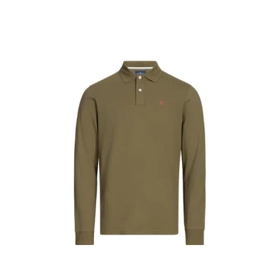 Hackett Polo Manches Longues In Green