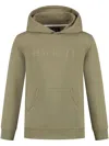 Hackett Printed Hoodie In 绿色