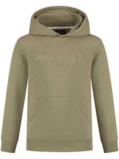 Hackett Kids' Printed Hoodie In 绿色