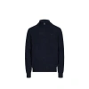 Hackett Pull À Col Montant En Laine In Blue