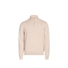 Hackett Pull Col Montant En Coton In Brown