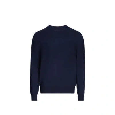 Hackett Pull En Laine In Blue