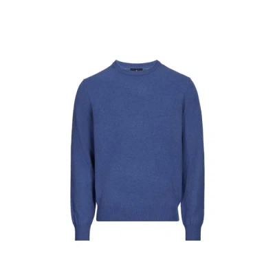 Hackett Pull En Laine In Blue
