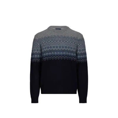 Hackett Pull En Laine Mérinos In Blue