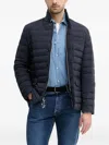 Hackett Quilted Button-fastening Jacket In Black
