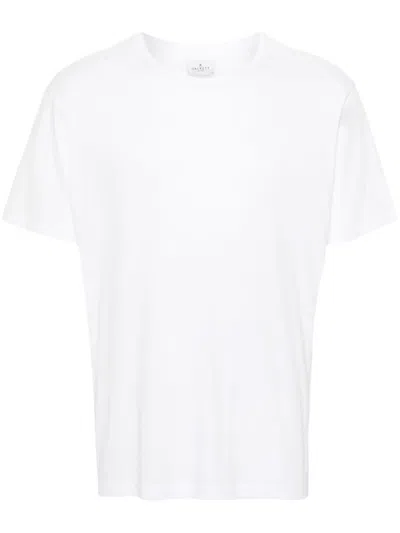 Hackett Short-sleeve Cotton T-shirt In White