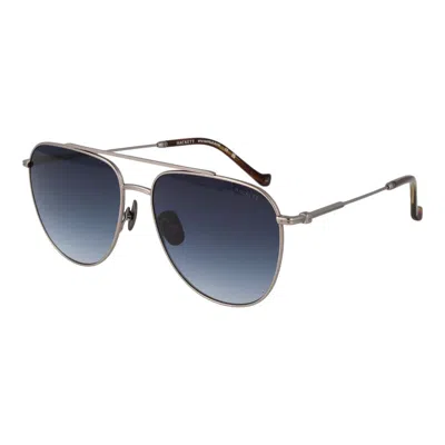 Hackett Silver Metal Sunglasses In Multi