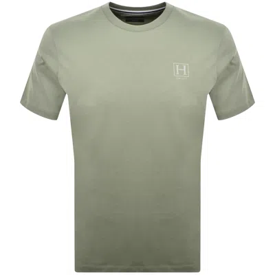 Hackett Small Logo T Shirt Sage Green
