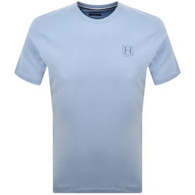 Hackett Small Logo T Shirt Summer Blue