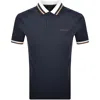 Hackett Sport Resort Collar Polo Navy In Blue