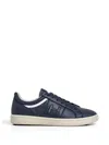 Hackett Stripe Logo Sneakers In Blue