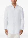 Hackett Striped-pattern Tailored-fit Shirt In White