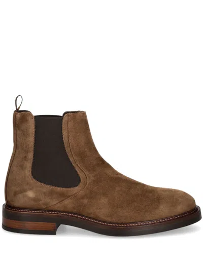 Hackett Suede Boots In Brown