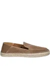 Hackett Suede Espadrille In Brown