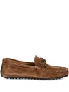 Hackett Man Loafers Brown Size 9 Leather In Brown