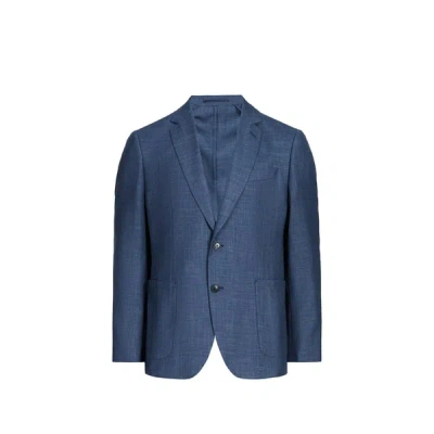 Hackett Veste Col Tailleur In Blue