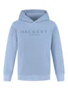 Hackett Waffle Hoodie In Blue