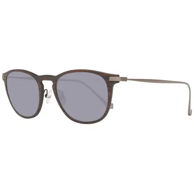 Hackett Wood And Metal Men's Sunglasses In Brown