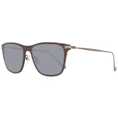 Hackett Wood And Metal Men's Sunglasses In Grey