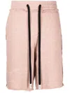 Haculla Knielange Shorts Mit Abstraktem Print In Pink