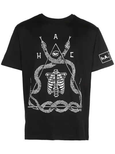 Haculla Crest Crew Neck T-shirt In Black