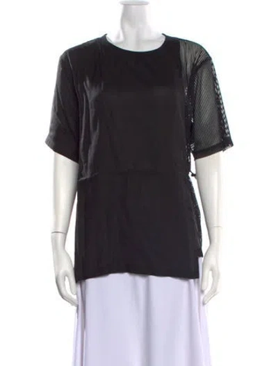 Pre-owned Haculla Crew Neck Short Sleeve Top W/ Tags In Black