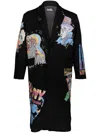 Haculla Crown Royale Single-breasted Coat In Black